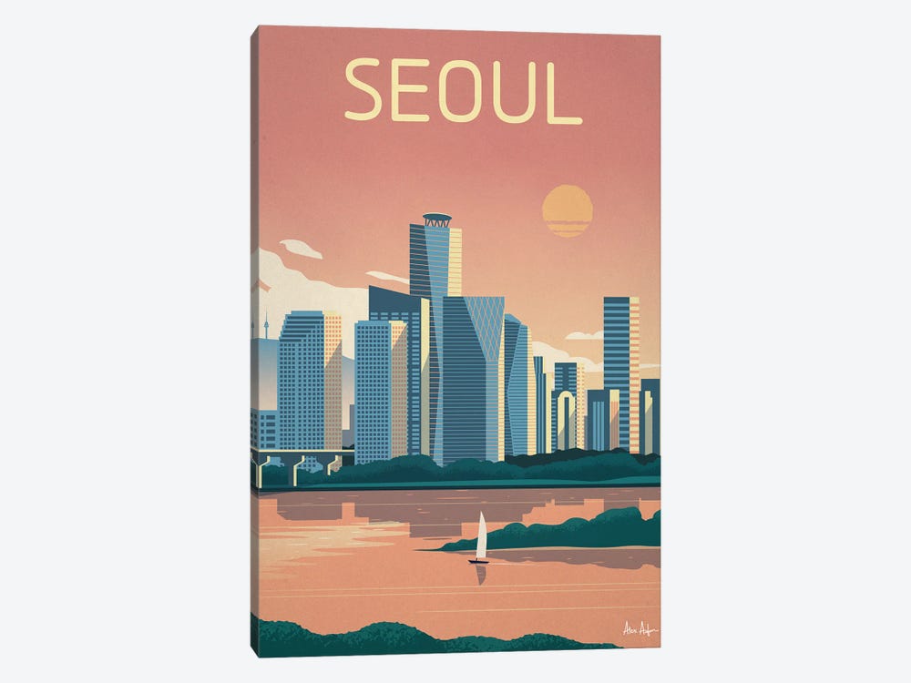 Seoul by IdeaStorm Studios 1-piece Canvas Artwork