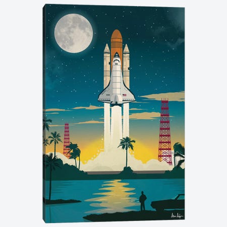 Discovery Launch Canvas Print #IDS12} by IdeaStorm Studios Canvas Print