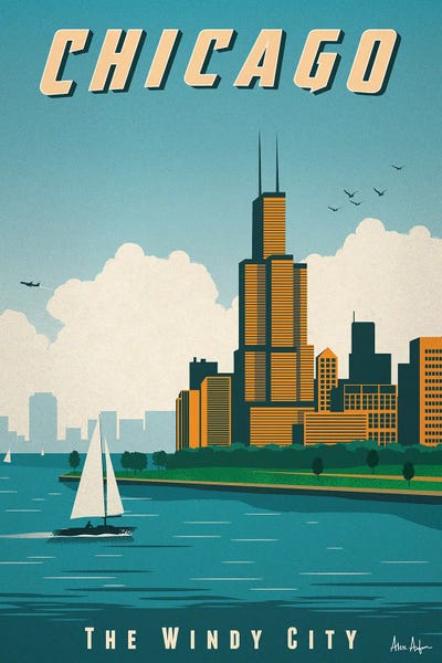 Chicago Posters: Chicago Poster by IdeaStorm Studios