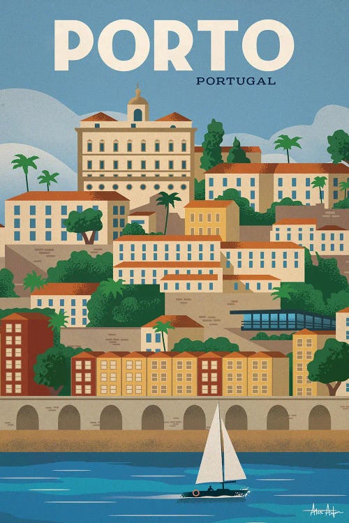 Porto Poster by IdeaStorm Studios wall art