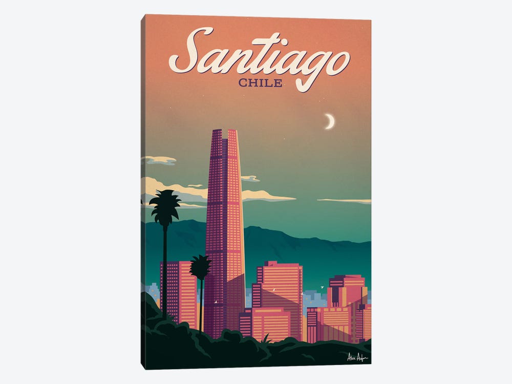Santiago Poster by IdeaStorm Studios 1-piece Art Print