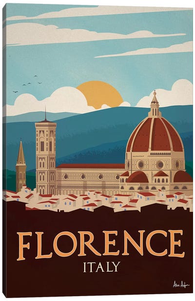 Florence Canvas Art Print - Scenic & Nature Typography