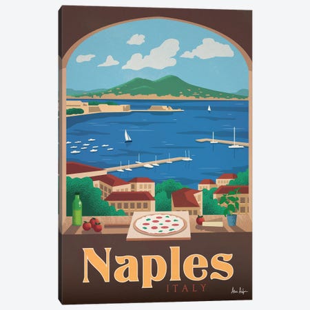 Naples Canvas Print #IDS141} by IdeaStorm Studios Art Print