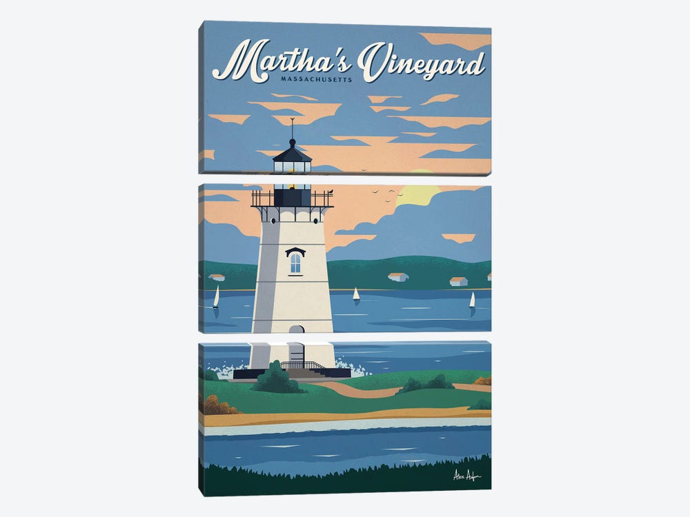 Martha's Vineyard by IdeaStorm Studios 3-piece Art Print