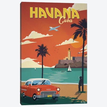 Havana Canvas Print #IDS14} by IdeaStorm Studios Canvas Artwork
