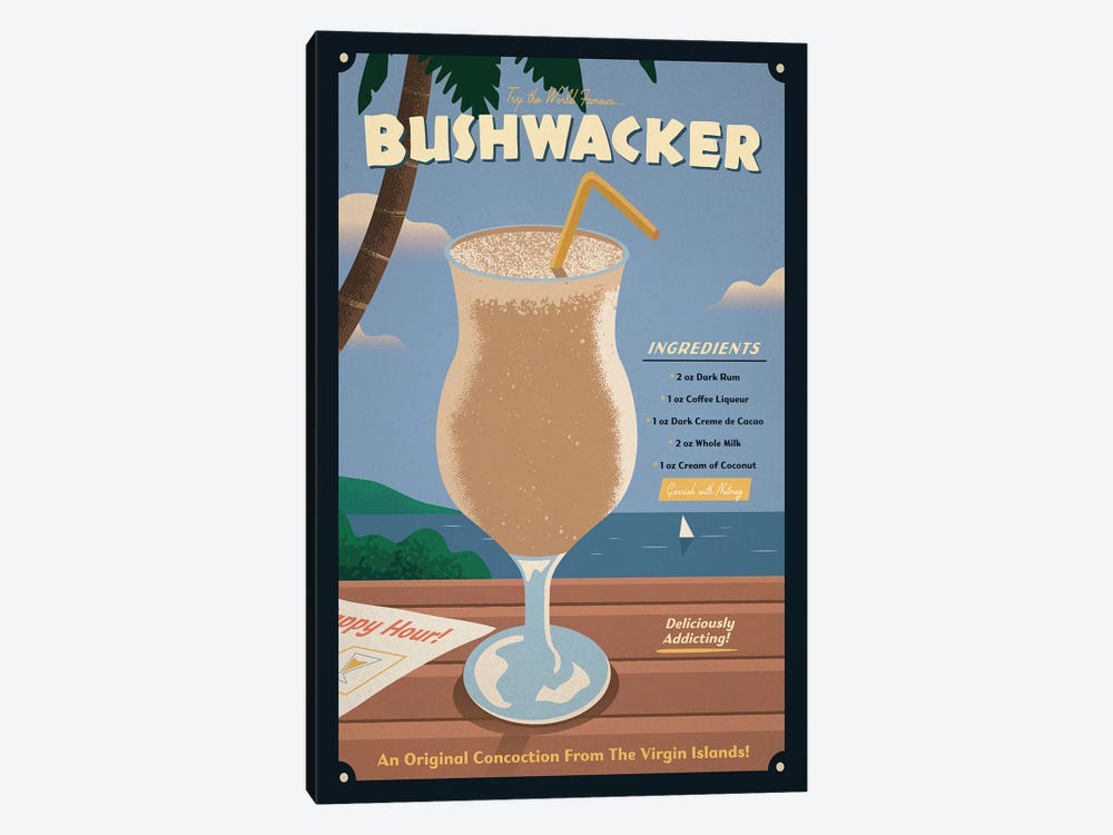 Bushwacker Cocktail by IdeaStorm Studios 1-piece Canvas Artwork