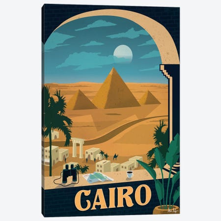 Cairo Canvas Print #IDS155} by IdeaStorm Studios Canvas Print