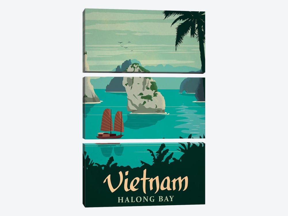 Vietnam by IdeaStorm Studios 3-piece Canvas Art