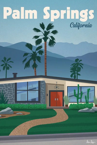 Palm Springs by IdeaStorm Studios canvas print