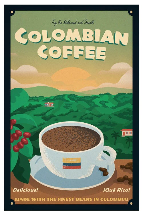 Colombian Coffee by IdeaStorm Studios wall art