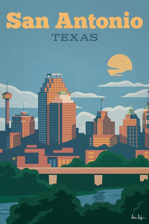 San Antonio by IdeaStorm Studios wall art