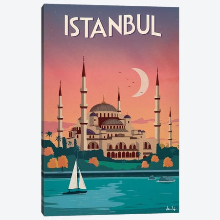 Istanbul Canvas Print #IDS16} by IdeaStorm Studios Canvas Artwork