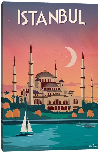 Istanbul Canvas Art Print - Blue Mosque