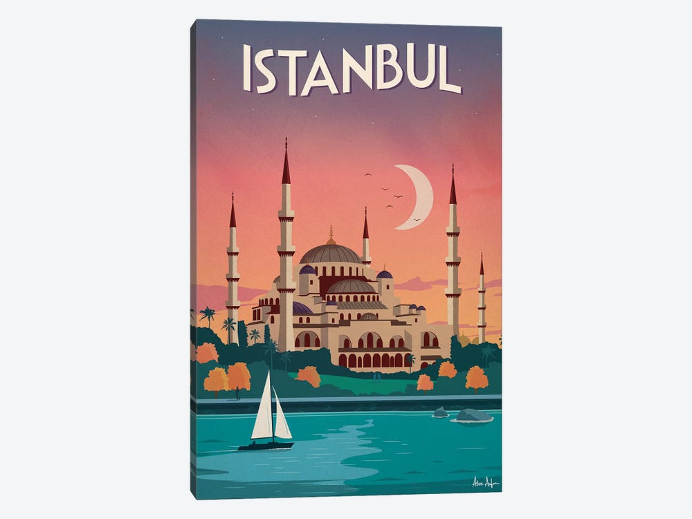 Istanbul by IdeaStorm Studios 1-piece Canvas Print