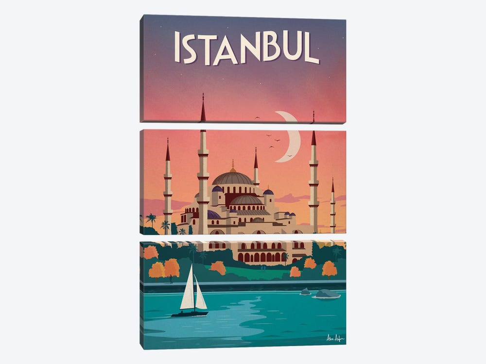 Istanbul by IdeaStorm Studios 3-piece Art Print