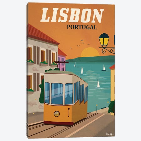 Lisbon Canvas Print #IDS18} by IdeaStorm Studios Art Print