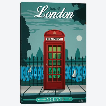 London Canvas Print #IDS19} by IdeaStorm Studios Art Print