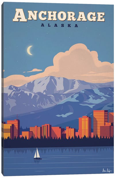 Anchorage Canvas Art Print - IdeaStorm Studios