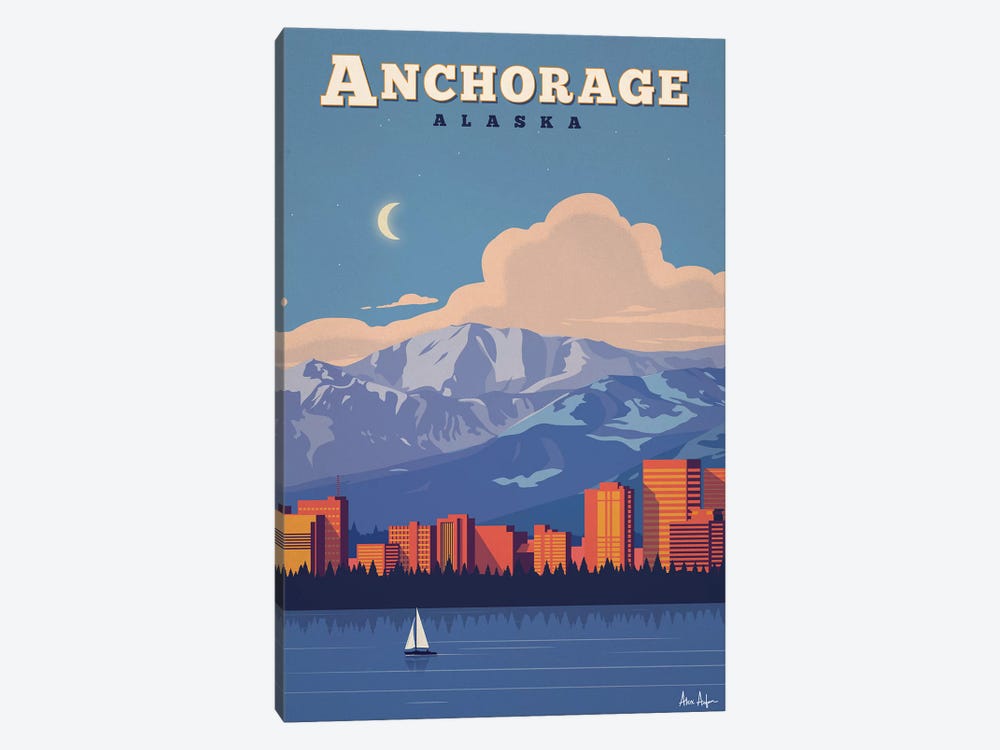 Anchorage by IdeaStorm Studios 1-piece Canvas Art Print