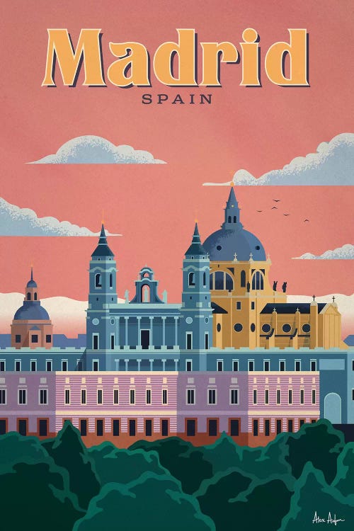 Madrid by IdeaStorm Studios wall art