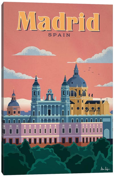 Madrid Canvas Art Print - Spain Art