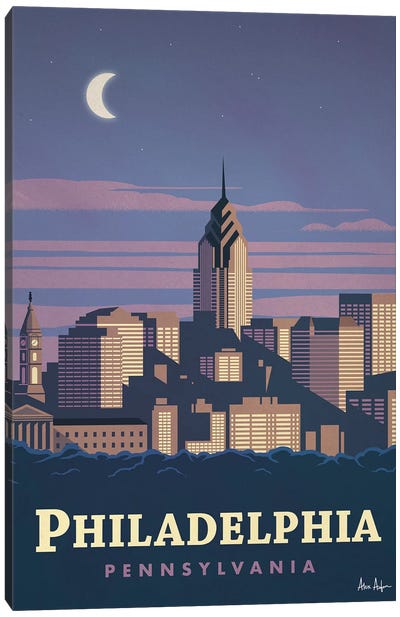 Philadelphia Canvas Art Print - Philadelphia Skylines