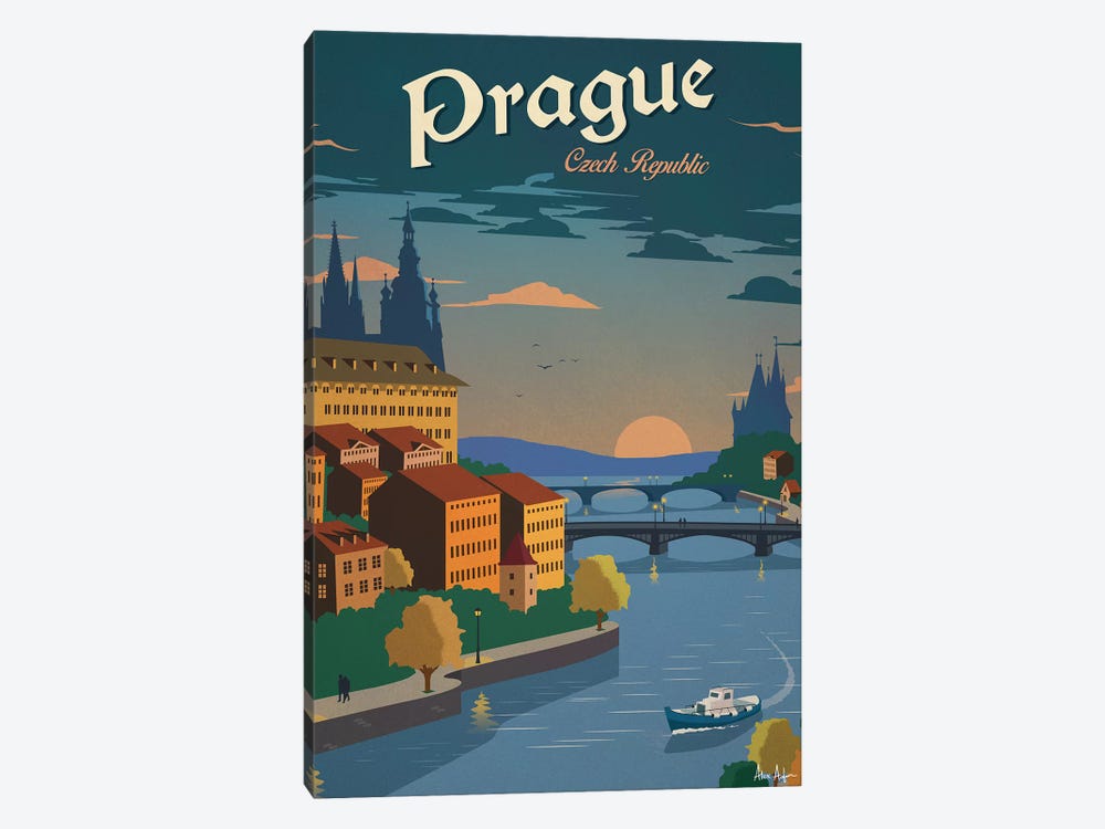 Prague by IdeaStorm Studios 1-piece Canvas Print