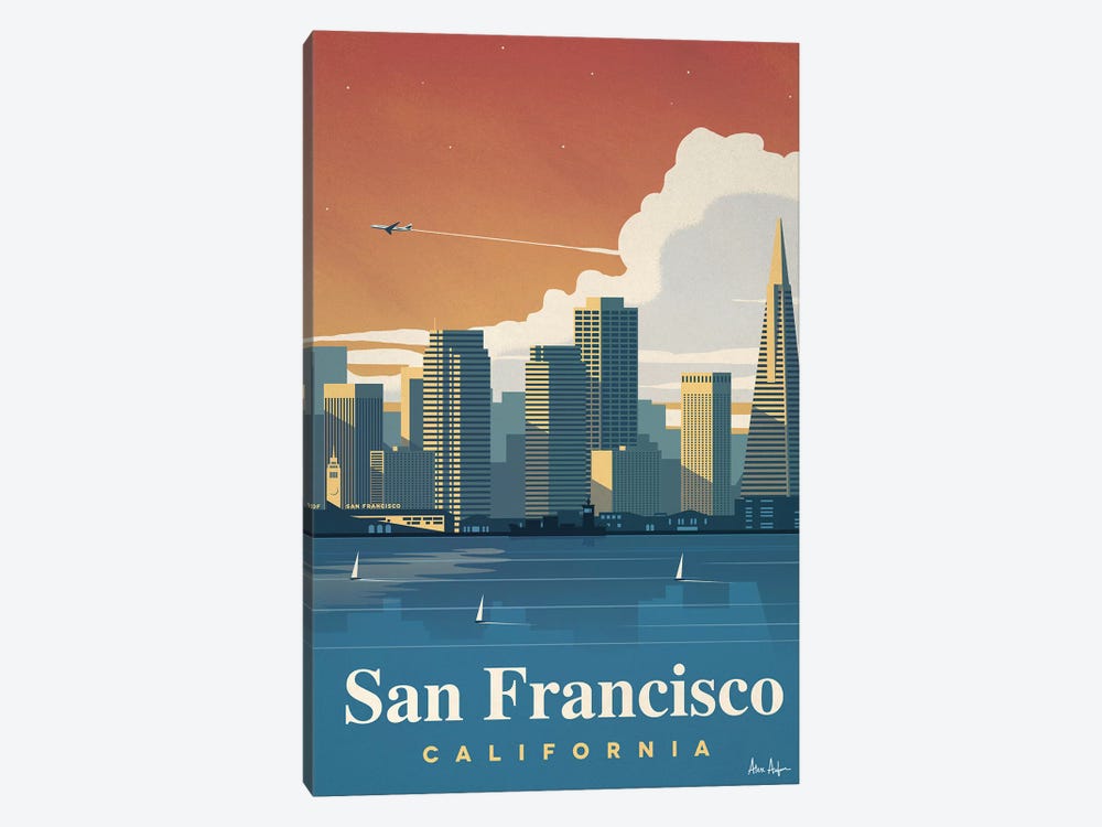 San Francisco Skyline by IdeaStorm Studios 1-piece Canvas Art