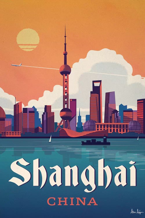 Shanghai by IdeaStorm Studios wall art