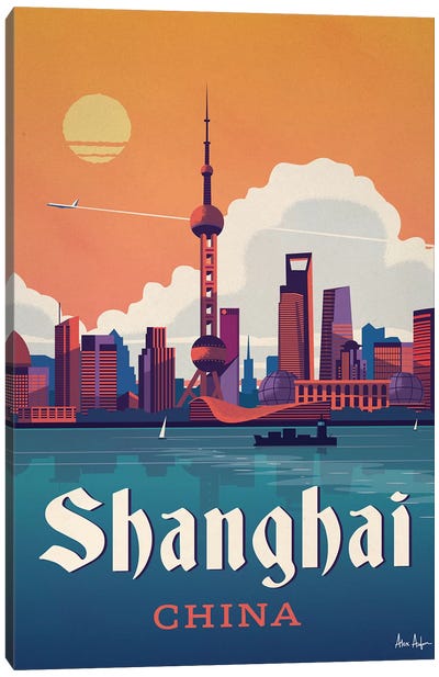 Shanghai Canvas Art Print