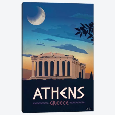 Athens Canvas Print #IDS2} by IdeaStorm Studios Art Print