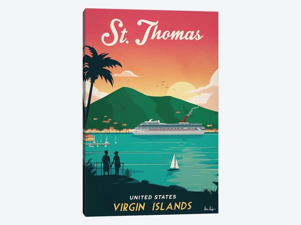 St. Thomas by IdeaStorm Studios 1-piece Canvas Print