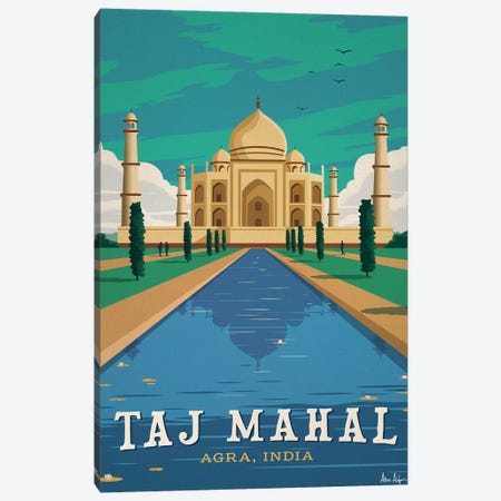 Taj Mahal Canvas Print #IDS32} by IdeaStorm Studios Canvas Print