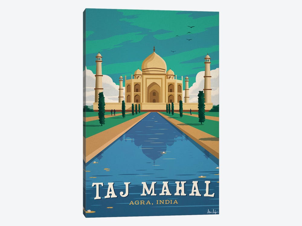 Taj Mahal by IdeaStorm Studios 1-piece Canvas Art Print