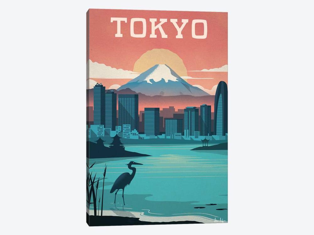 Tokyo by IdeaStorm Studios 1-piece Canvas Print