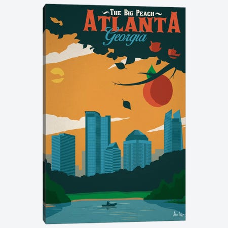 Atlanta Canvas Print #IDS36} by IdeaStorm Studios Canvas Art
