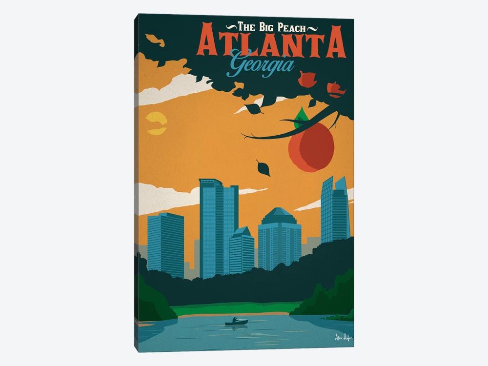 Atlanta by IdeaStorm Studios 1-piece Canvas Art Print