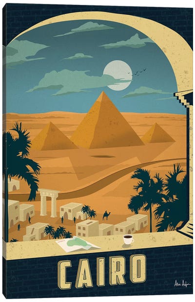 Cairo Canvas Art Print - Pyramids