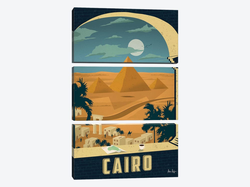 Cairo by IdeaStorm Studios 3-piece Canvas Print