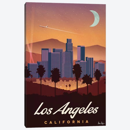 Los Angeles Canvas Print #IDS39} by IdeaStorm Studios Canvas Art Print