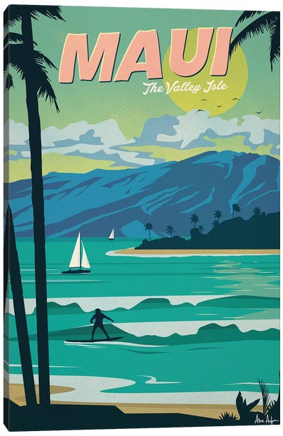 Maui Canvas Art Print - Travel Posters