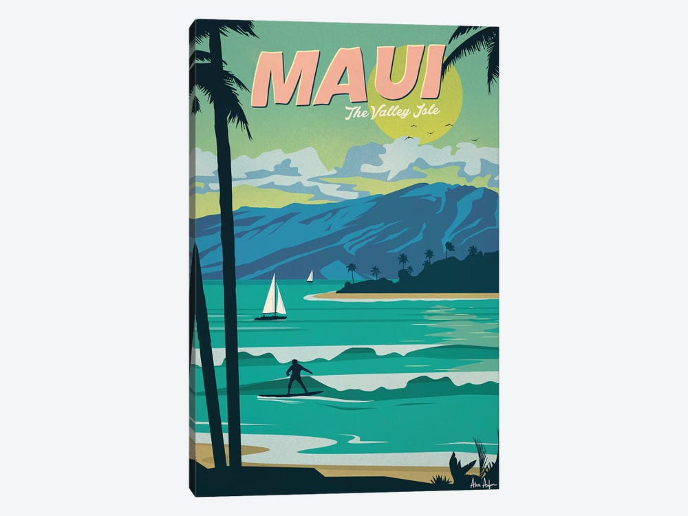Maui by IdeaStorm Studios 1-piece Canvas Wall Art