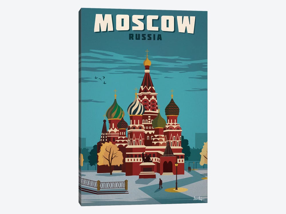 Moscow by IdeaStorm Studios 1-piece Canvas Art Print