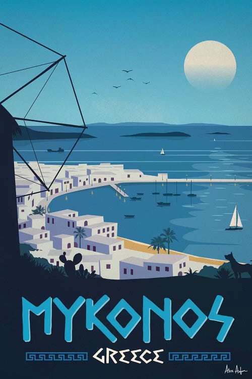 Mykonos by IdeaStorm Studios wall art