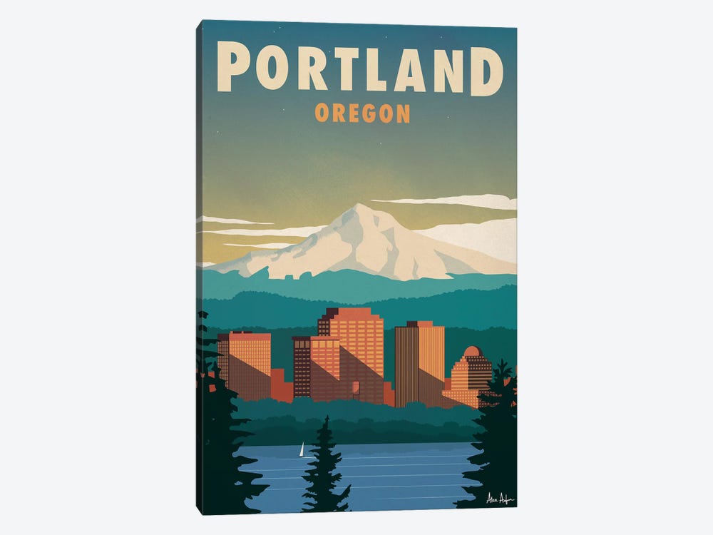 Portland by IdeaStorm Studios 1-piece Canvas Art Print