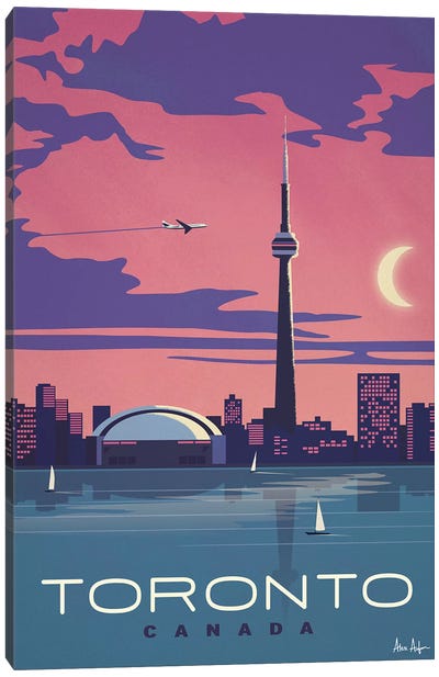 Toronto Canvas Art Print - Scenic & Nature Typography