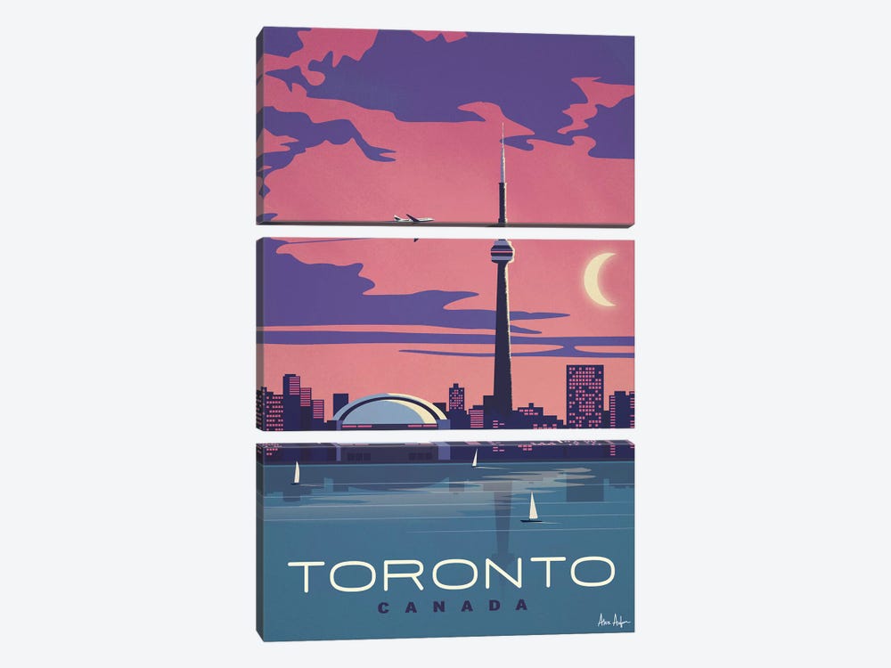 Toronto by IdeaStorm Studios 3-piece Canvas Print