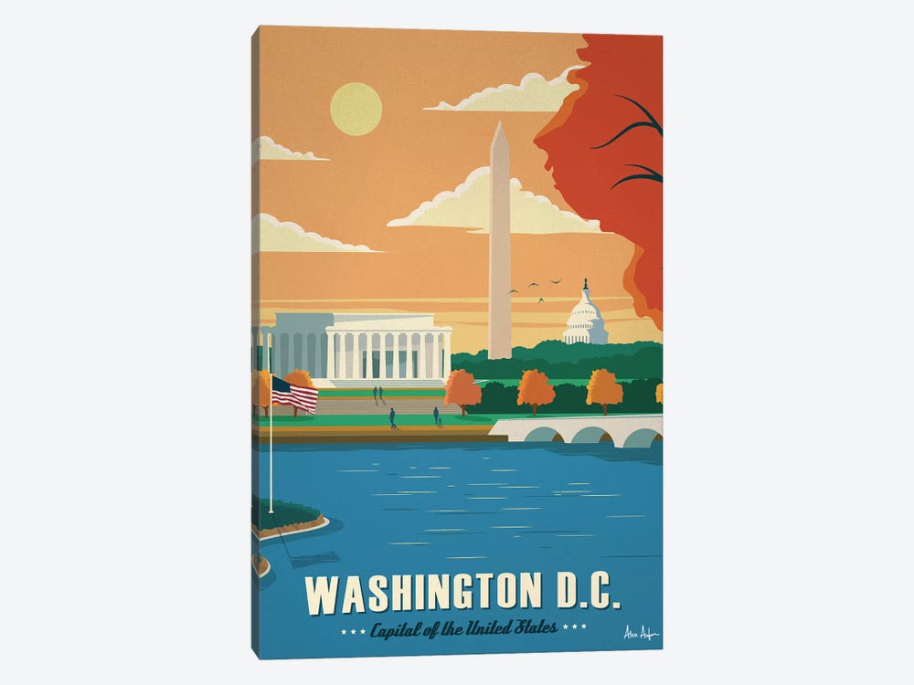Washington D.C. by IdeaStorm Studios 1-piece Canvas Art