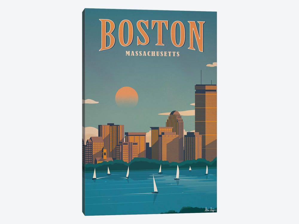 Boston by IdeaStorm Studios 1-piece Canvas Art