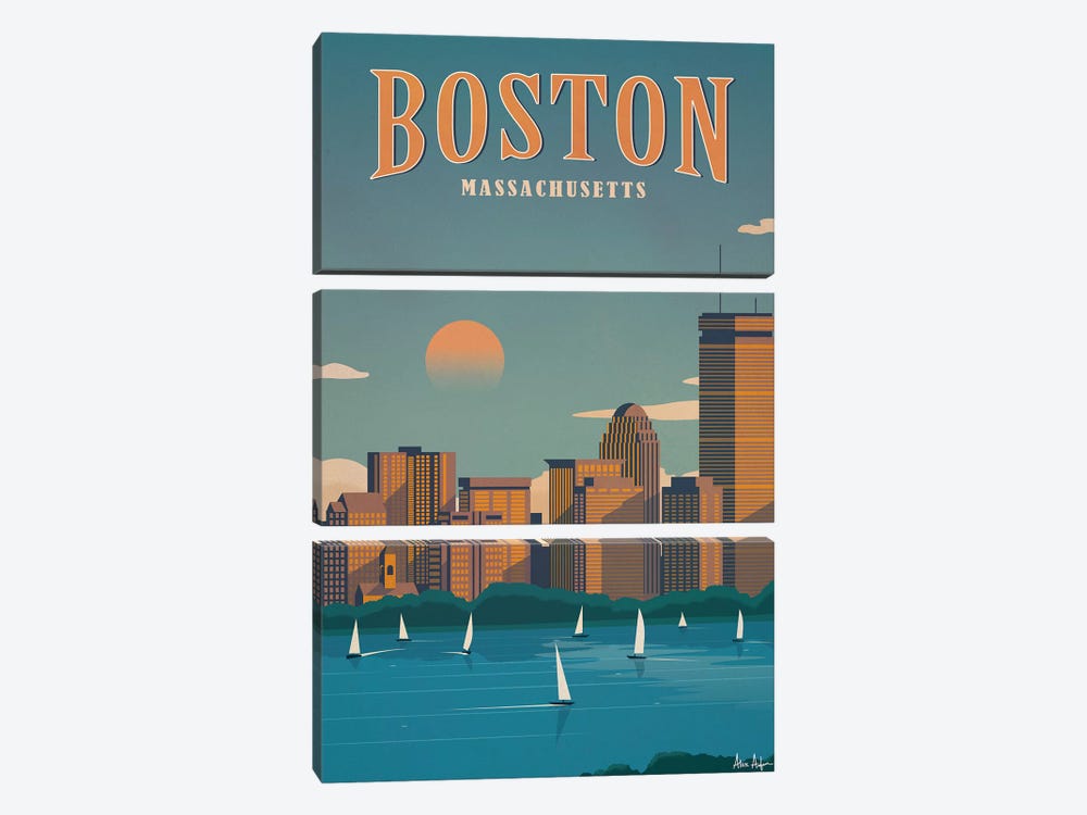 Boston by IdeaStorm Studios 3-piece Canvas Art